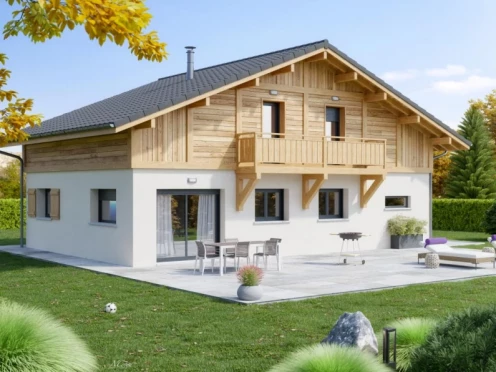 Maison neuve à  Saint-Gervais-les-Bains (74170), 5 pièces