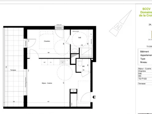 Appartement à  Saint-Alban-Leysse (73230), 2 pièces